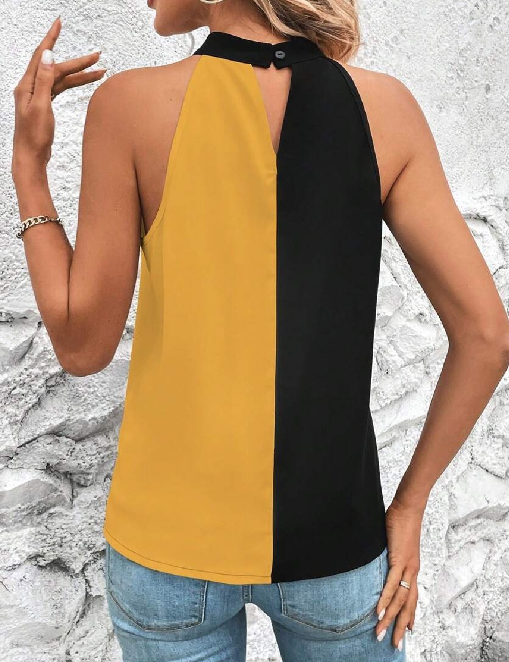 Bluza SHEIN, negru/galben - 1 | YEO