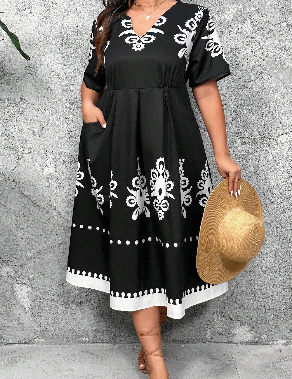Rochie medie SHEIN, negru