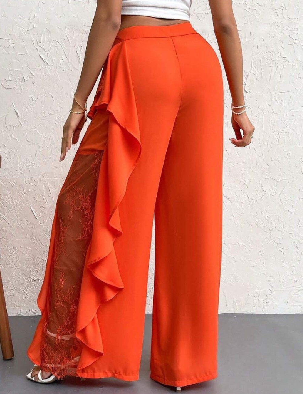 Pantaloni SHEIN, portocaliu - 1 | YEO