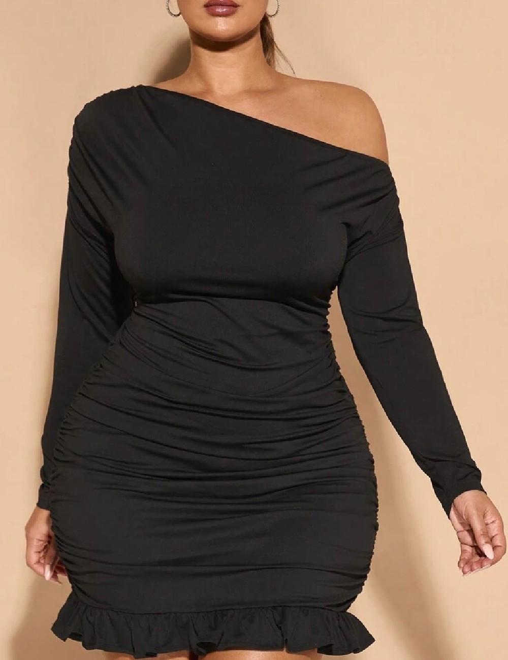 Rochie scurta SHEIN CURVE, negru - 1 | YEO