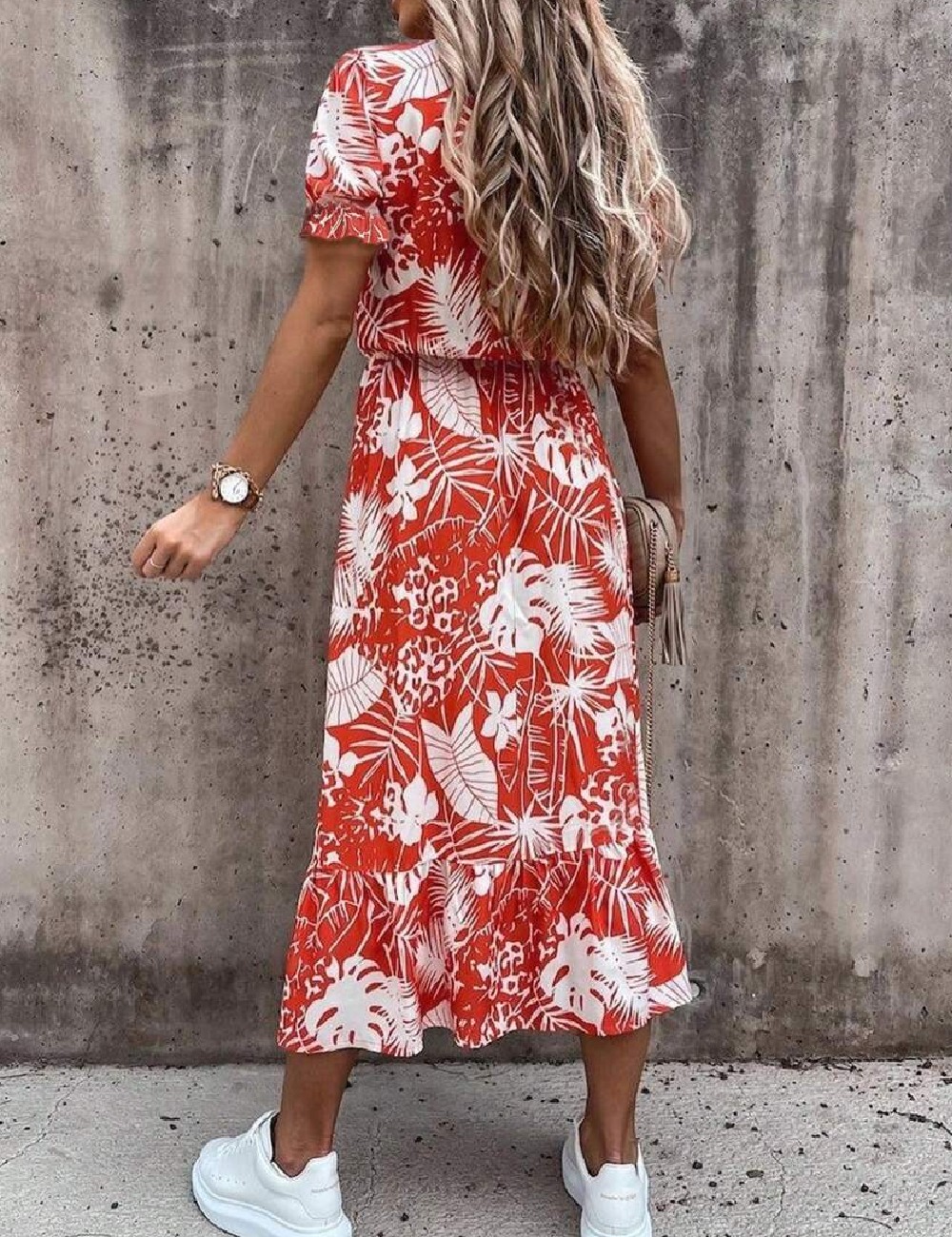 Rochie medie SHEIN, rosu - 1 | YEO