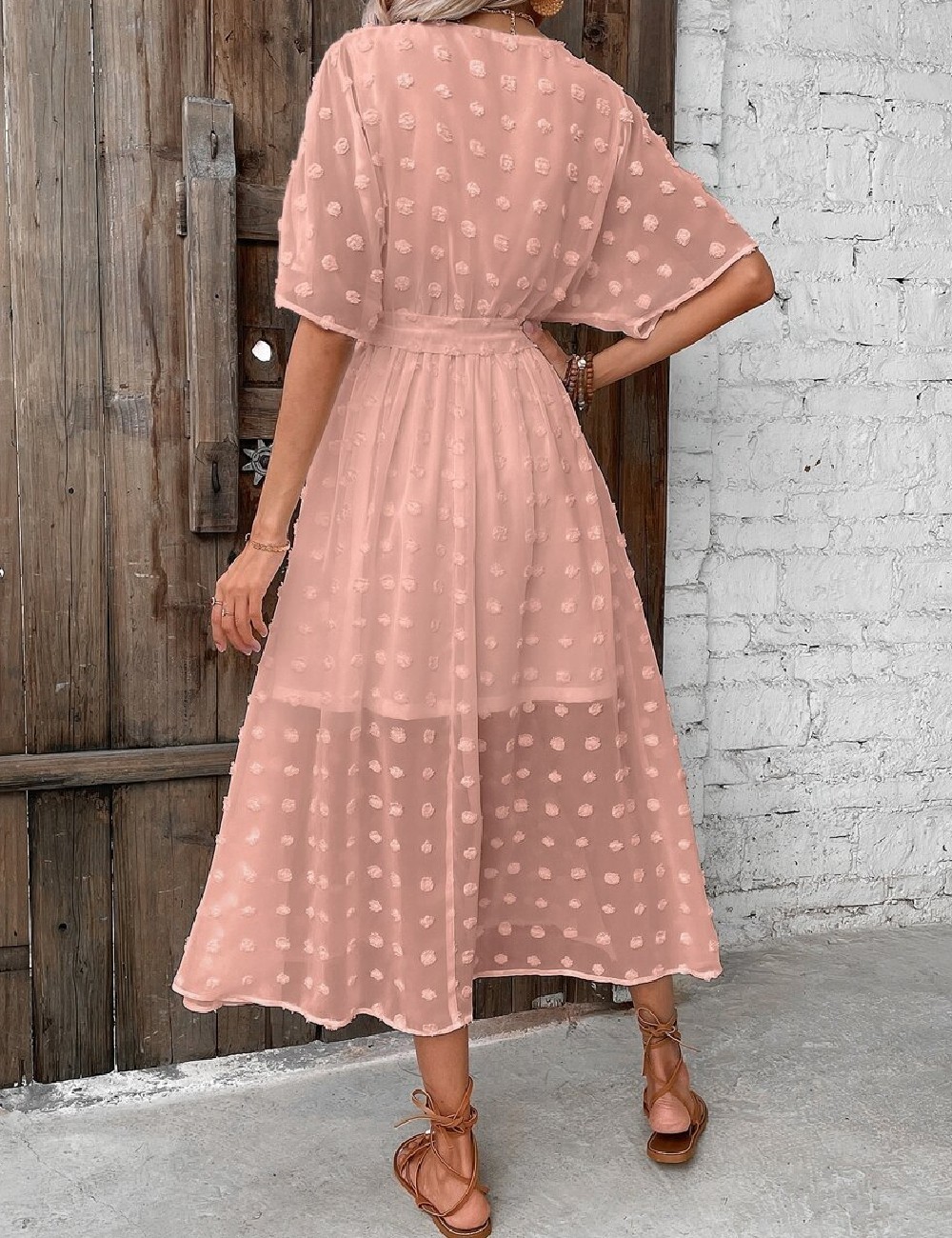 Rochie medie SHEIN, roz - 1 | YEO