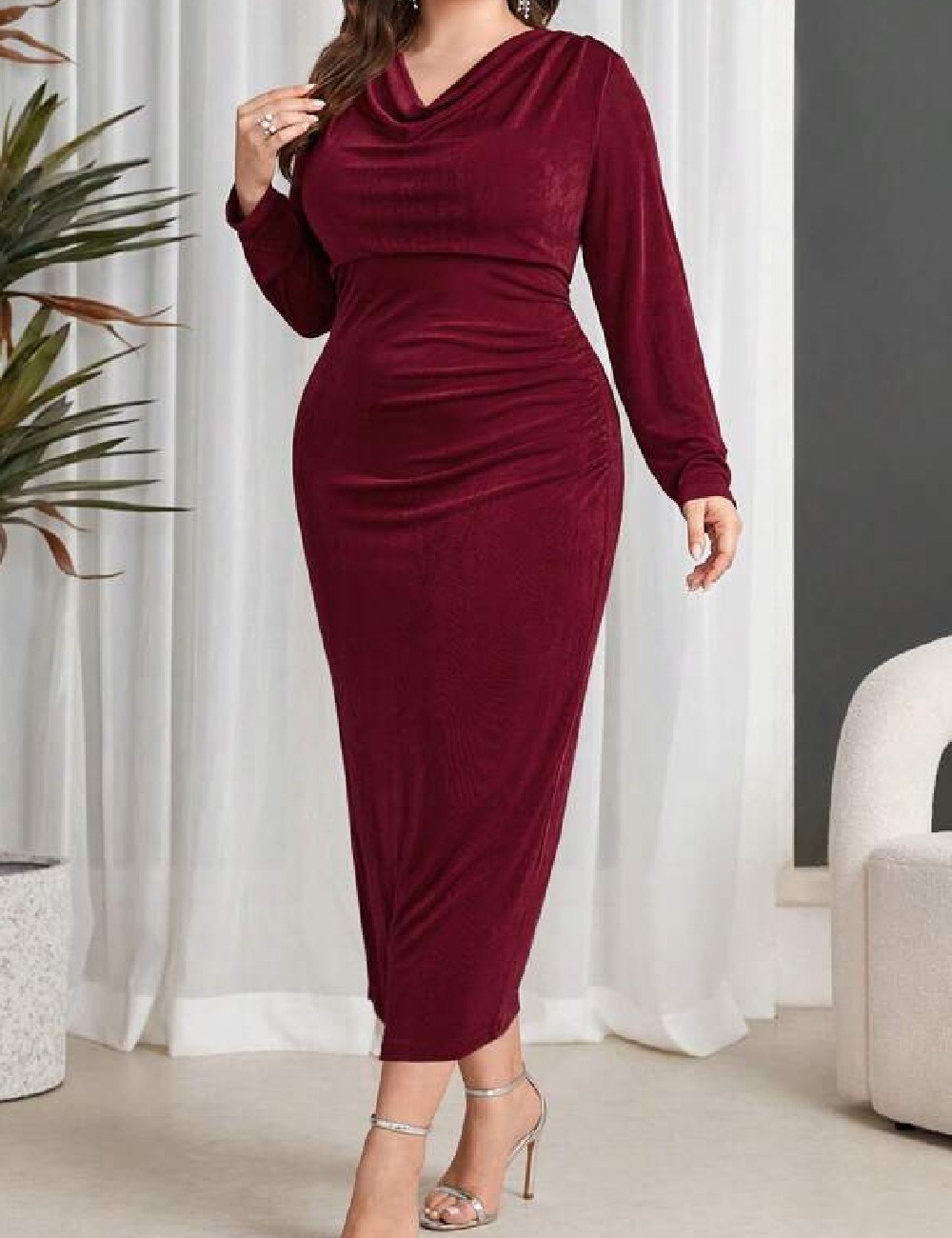 Rochie lunga SHEIN CURVE, visiniu - 1 | YEO