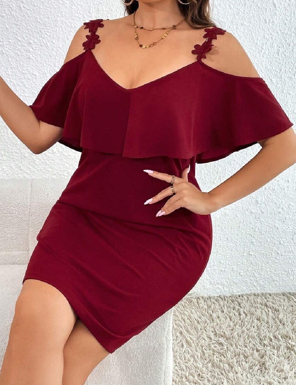 Rochie scurta SHEIN CURVE, visiniu - 1 | YEO