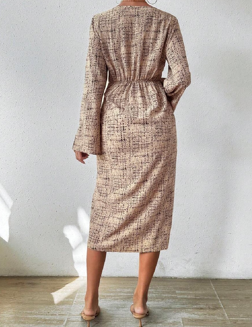 Rochie medie SHEIN, maro - 1 | YEO