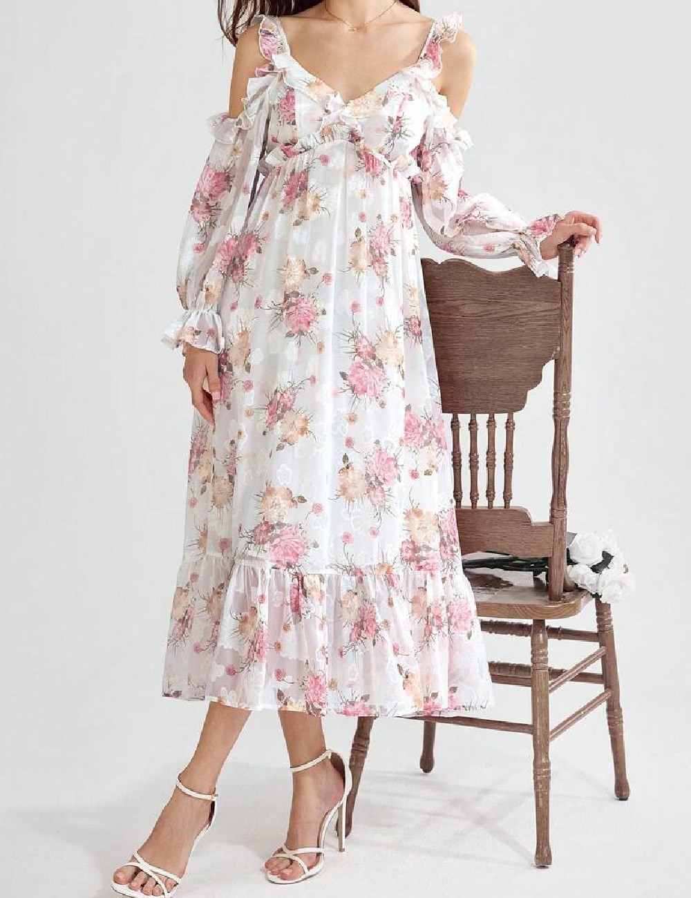 Rochie medie SHEIN, floral print - 1 | YEO