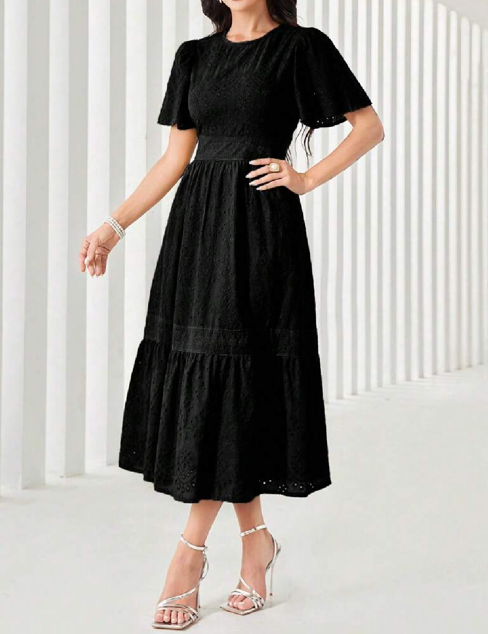 Rochie medie SHEIN, negru