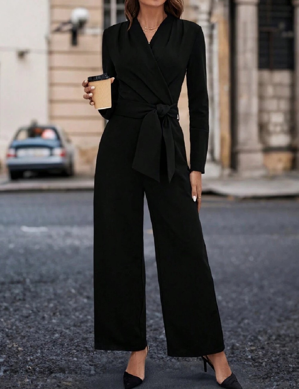 Salopeta SHEIN, negru - 1 | YEO