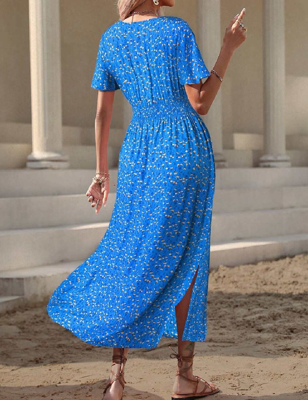 Rochie medie SHEIN, albastru - 1 | YEO