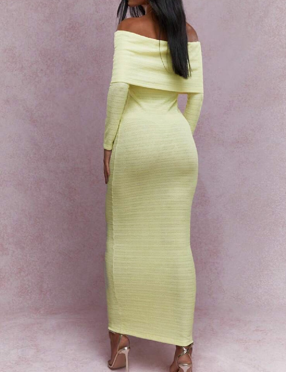 Rochie lunga Missguided, galben - 1 | YEO