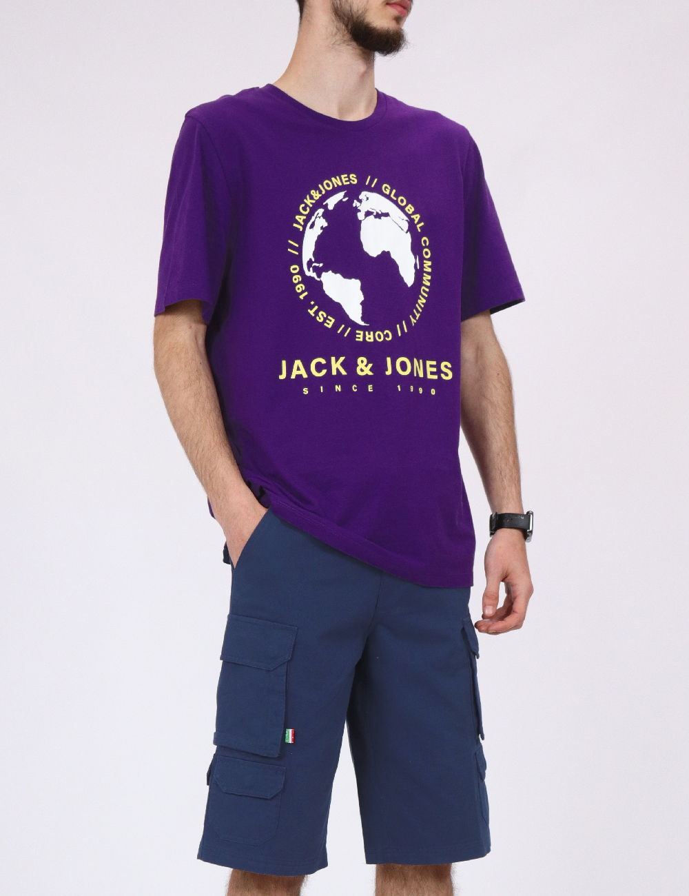 Pantaloni scurti Robe di Kappa, bleumarin