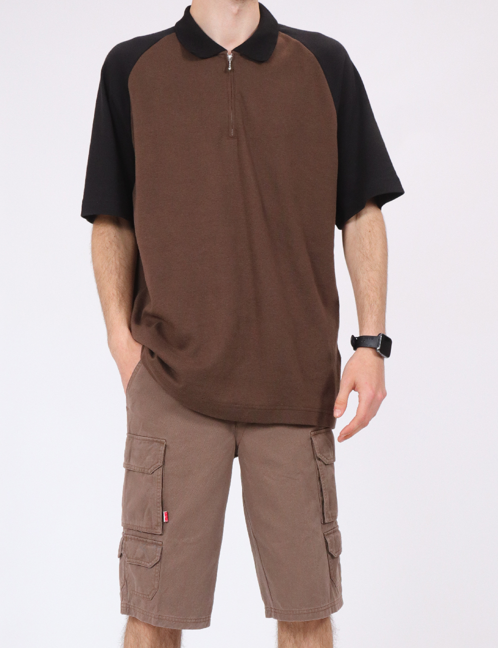 Pantaloni scurti Robe di Kappa, maro