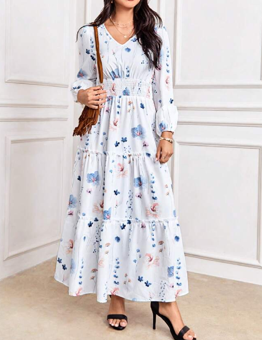 Rochie lunga SHEIN, alb