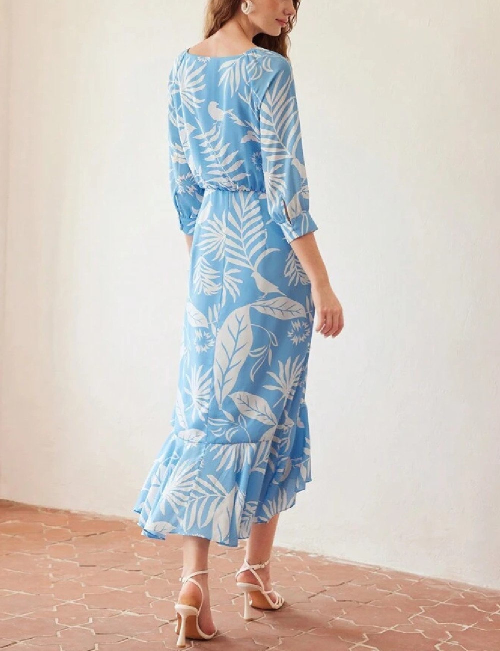 Rochie medie MOTF, albastru - 1 | YEO