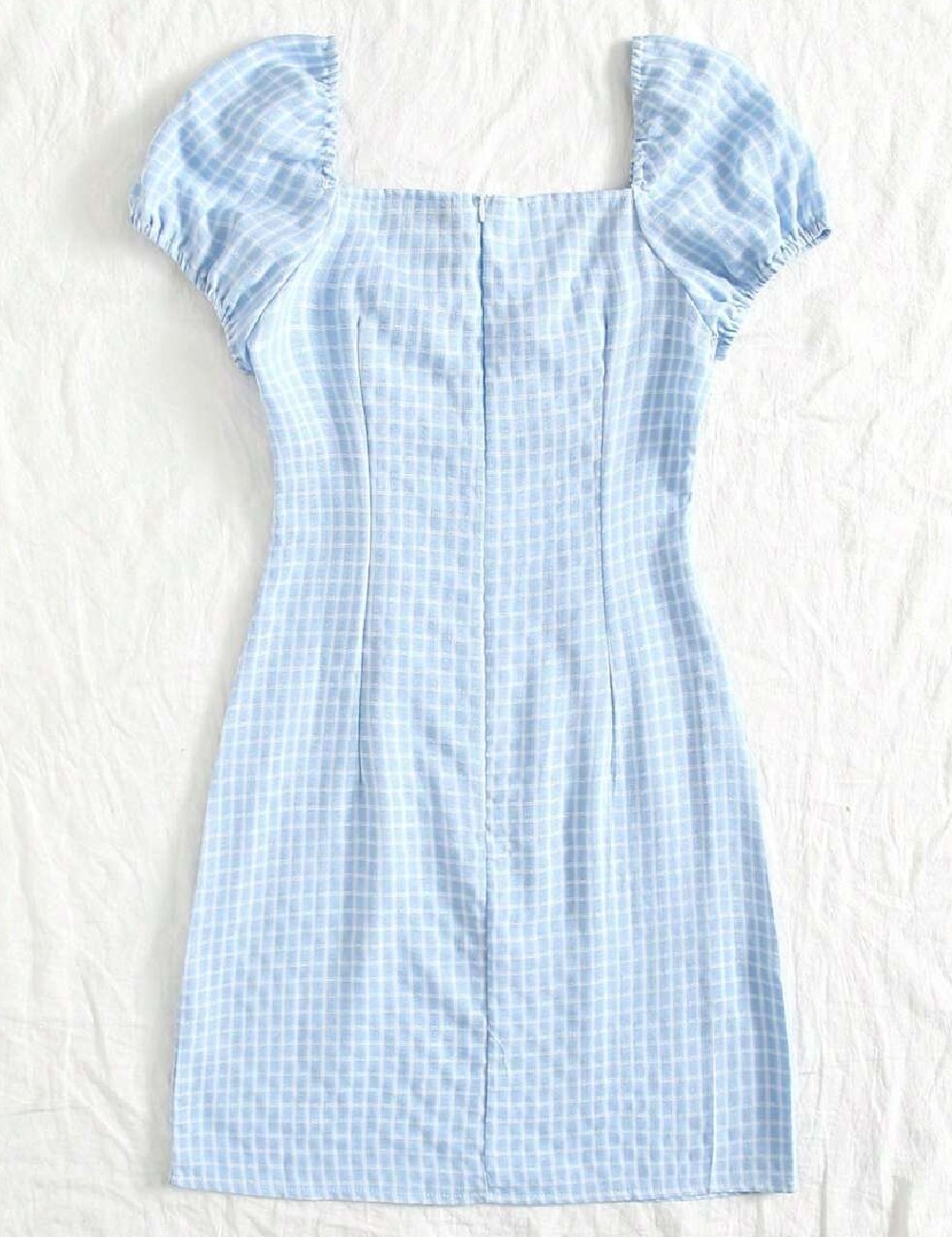 Rochie scurta SHEIN, albastru - 1 | YEO