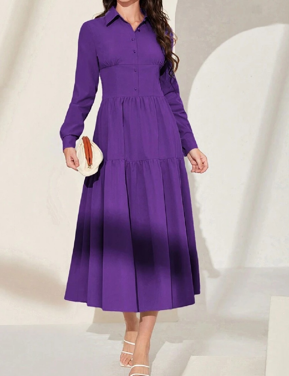 Rochie medie SHEIN, mov - 1 | YEO