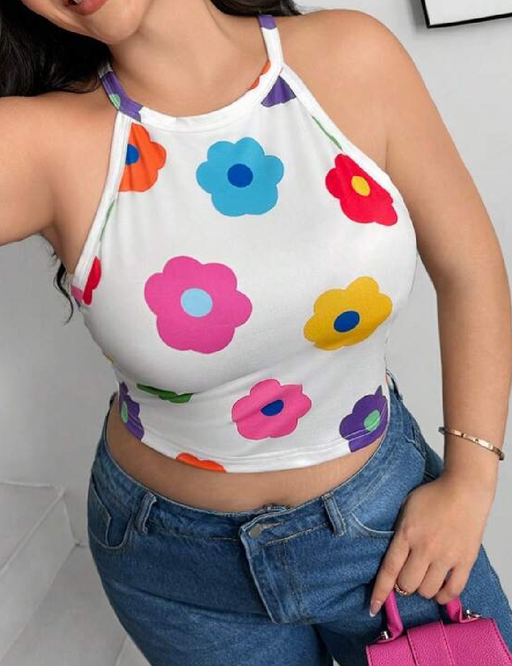 Set topuri 3 bucati SHEIN CURVE, mix culori - 1 | YEO