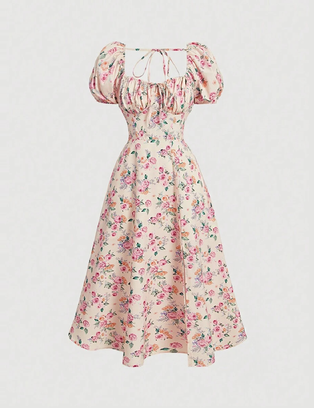 Rochie medie SHEIN CURVE, floral print