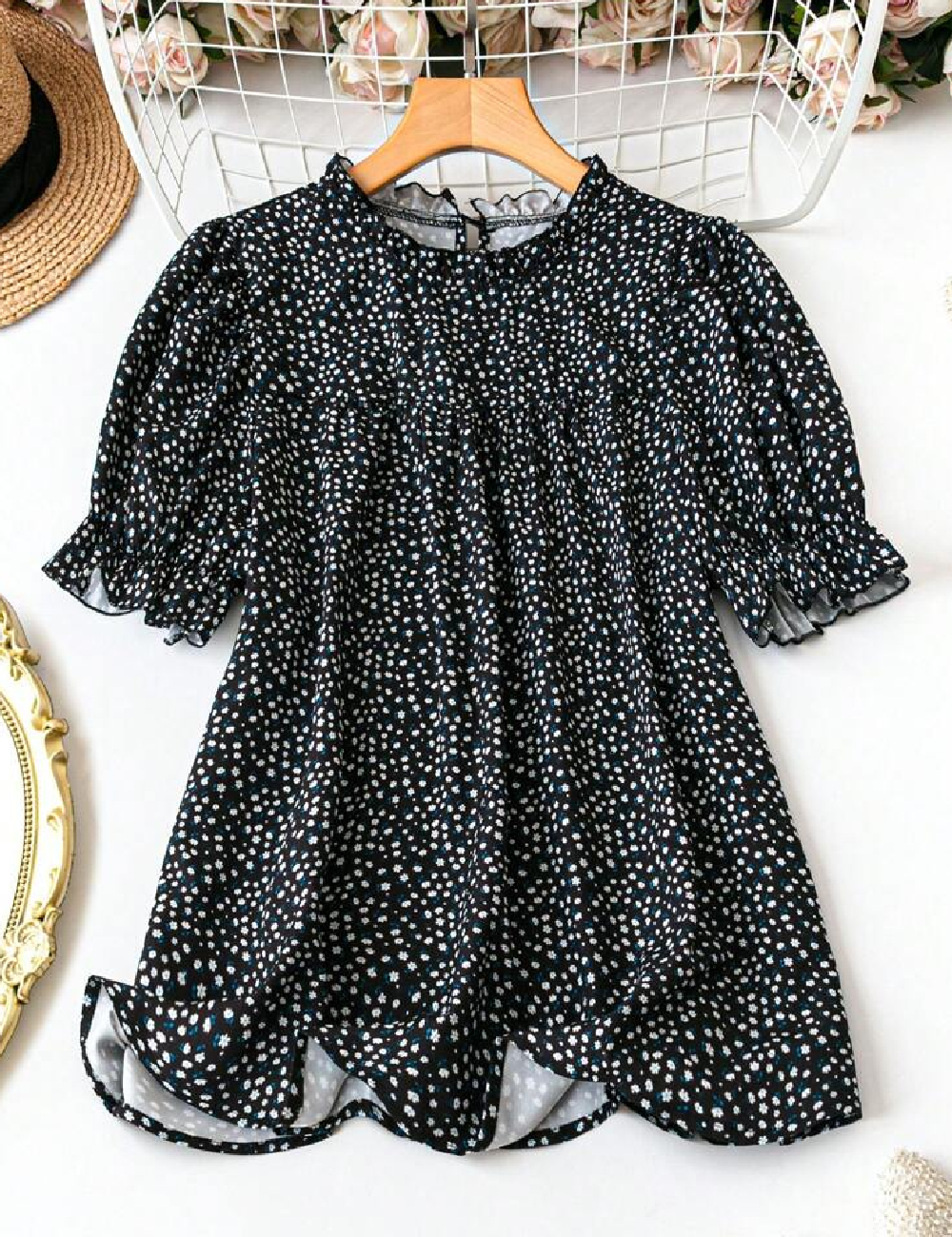 Bluza SHEIN CURVE, negru