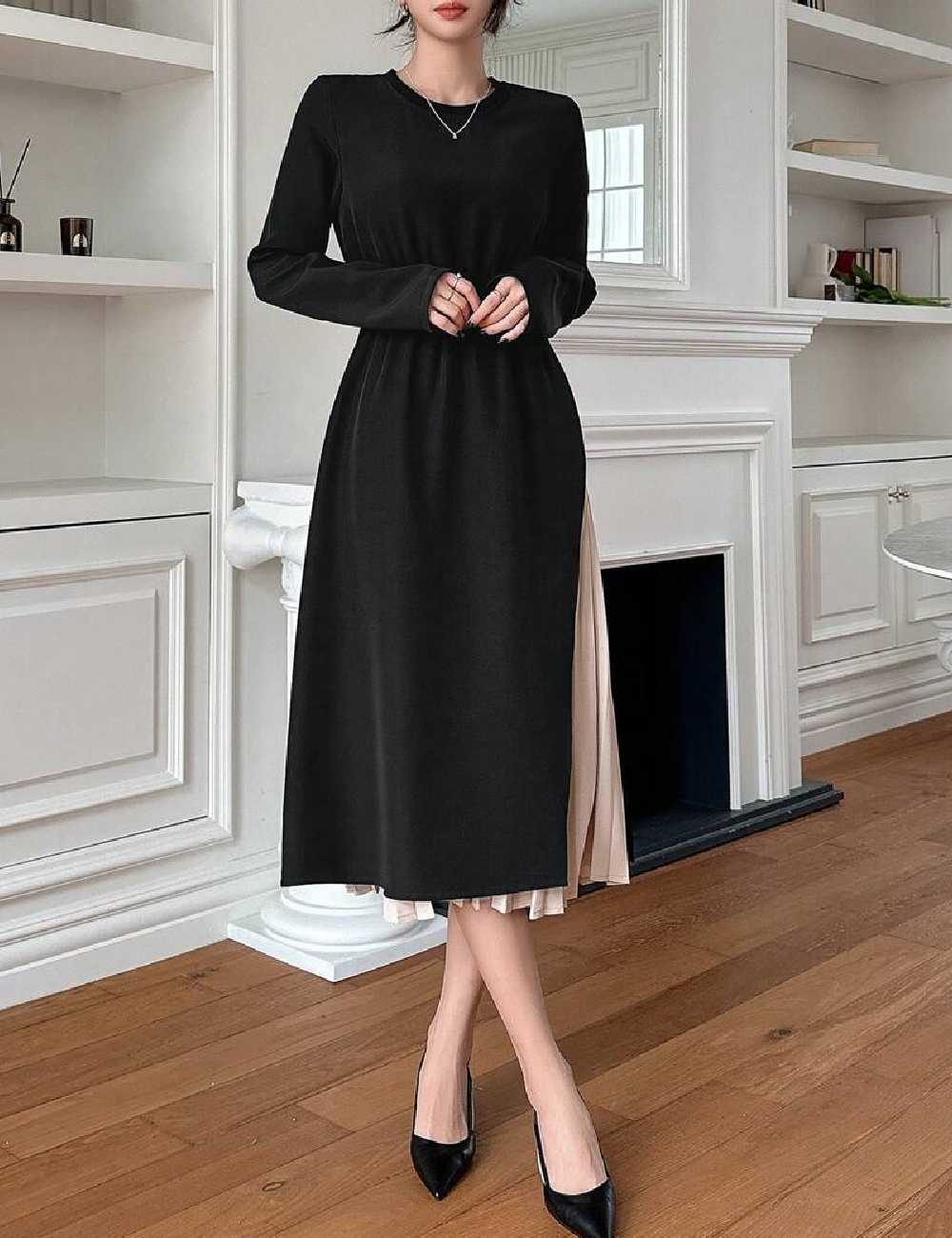 Rochie medie SHEIN, negru