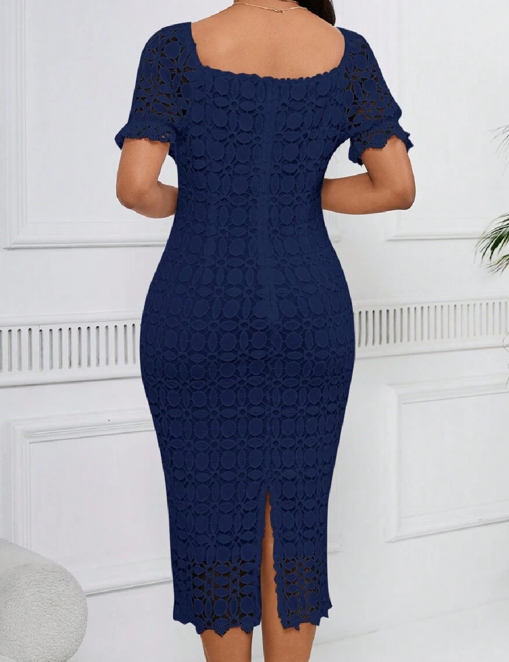 Rochie medie SHEIN, bleumarin - 1 | YEO