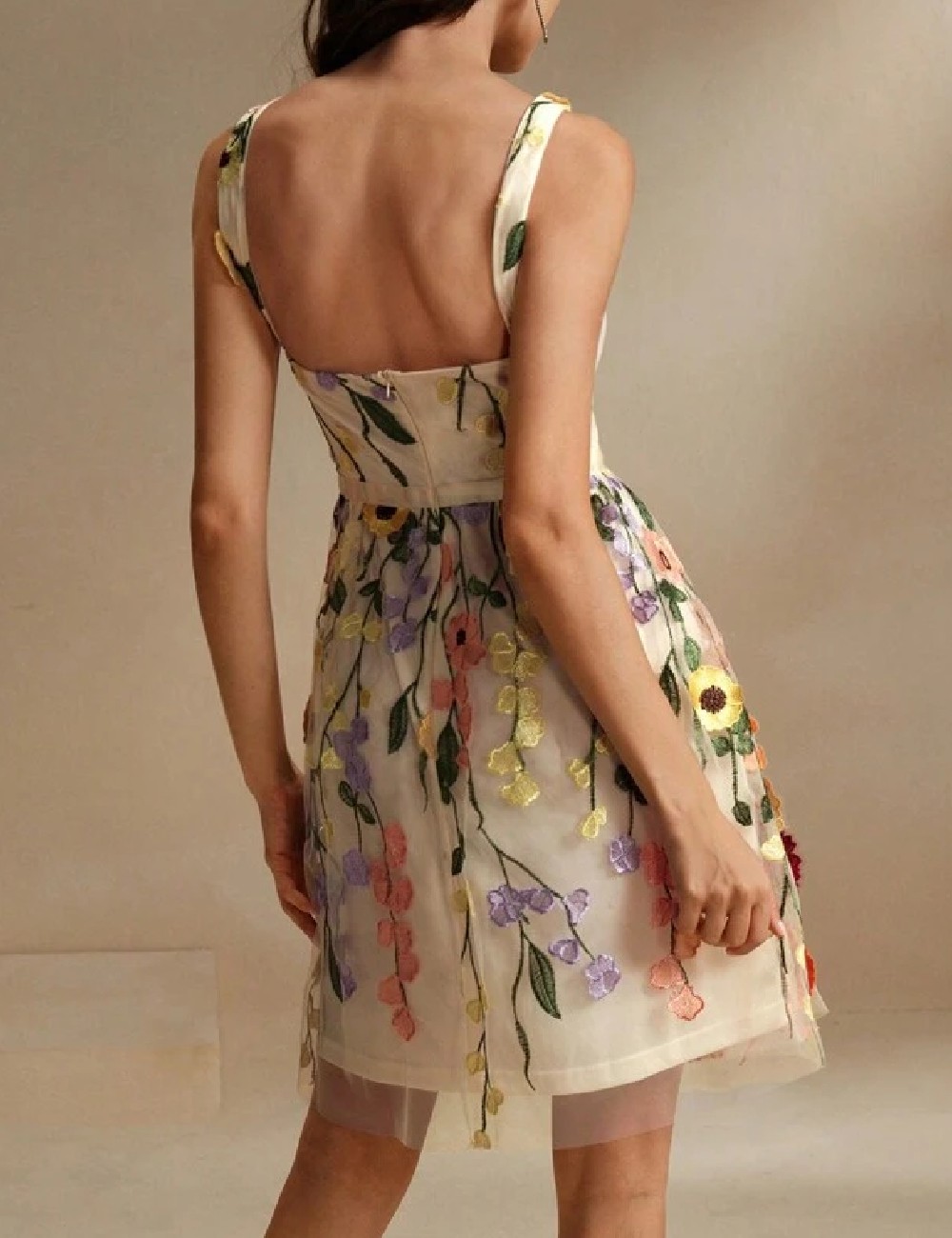 Rochie scurta Anewsta, floral print - 1 | YEO