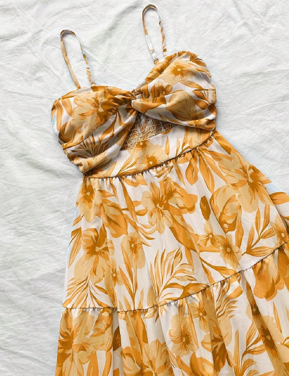 Rochie scurta SHEIN, galben - 1 | YEO