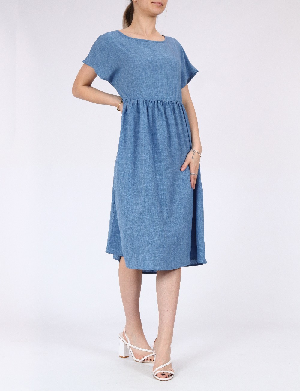 Rochie medie Emery Rose, albastru - 1 | YEO