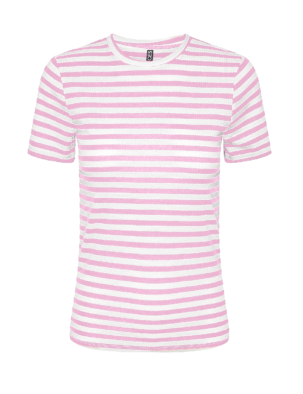 Tricou Vero Moda, roz/alb