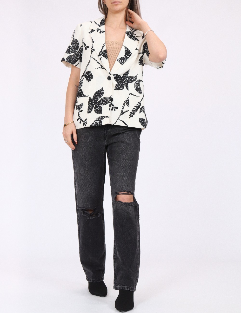 Sacou Vero Moda, alb - 1 | YEO