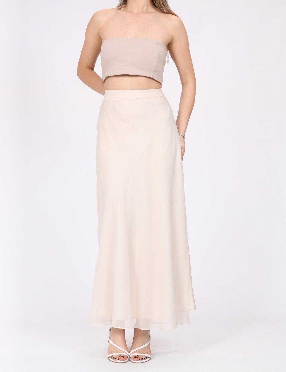Fusta Vero Moda, bej - 1 | YEO