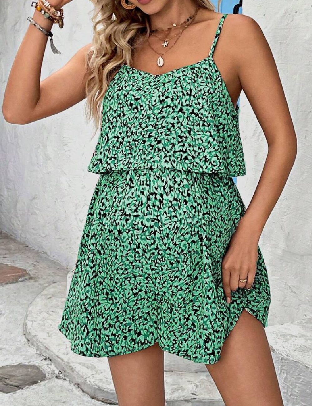 Salopeta SHEIN Maternity, verde