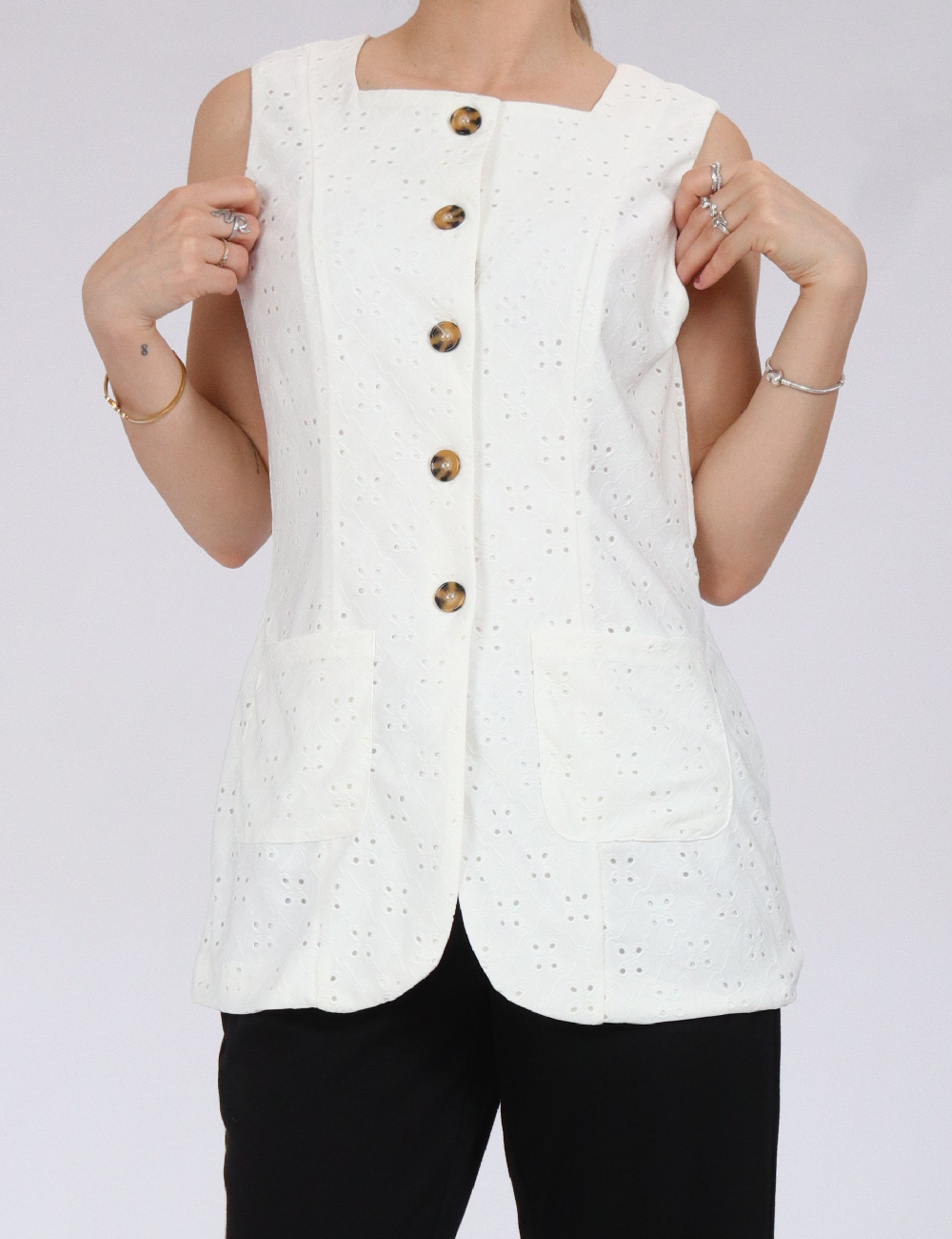 Vesta Vero Moda, alb