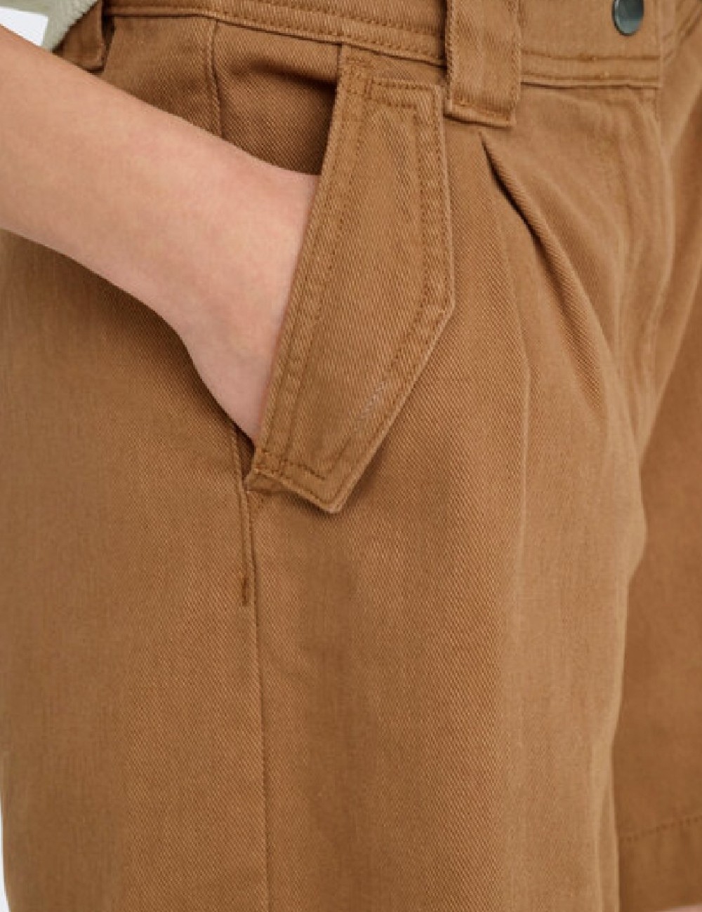 Pantaloni scurti Only, maro - 1 | YEO