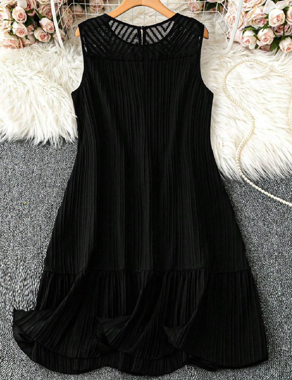 Rochie scurta SHEIN CURVE, negru - 1 | YEO