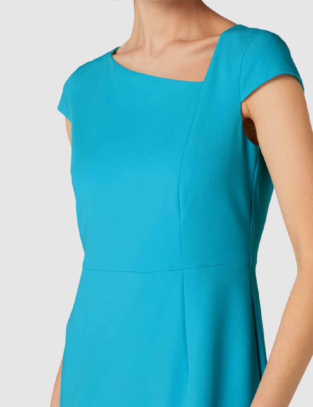 Rochie scurta Comma, albastru - 1 | YEO