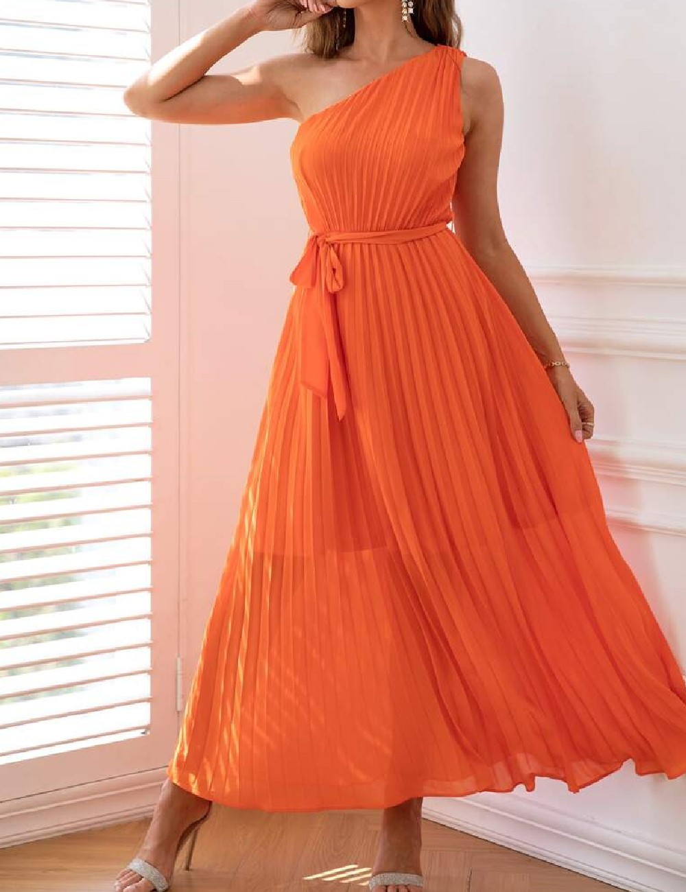 Rochie lunga SHEIN, portocaliu - 1 | YEO