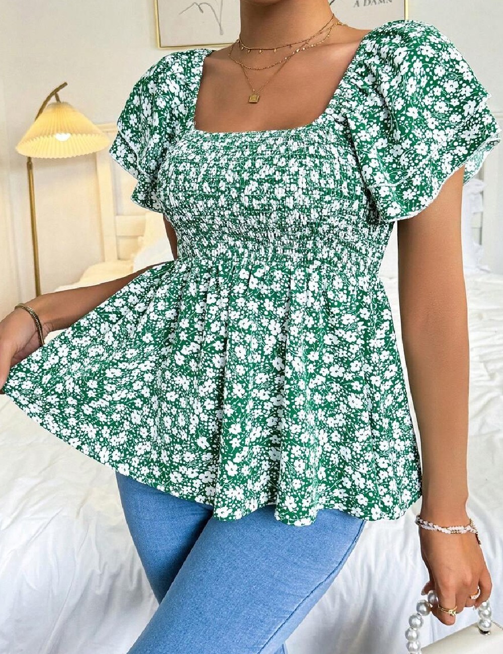 Bluza SHEIN, verde - 1 | YEO