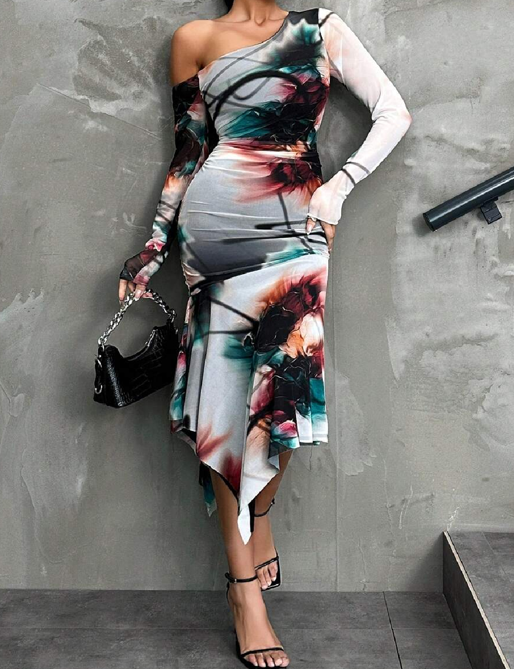 Rochie medie SHEIN, mix culori