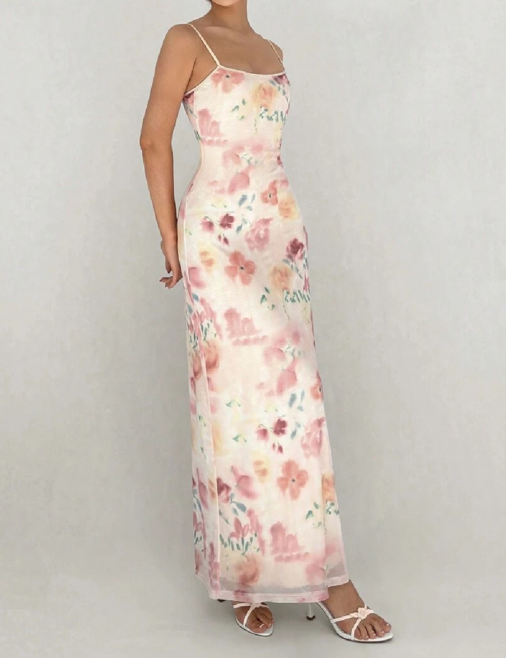 Rochie lunga SHEIN, floral print - 1 | YEO