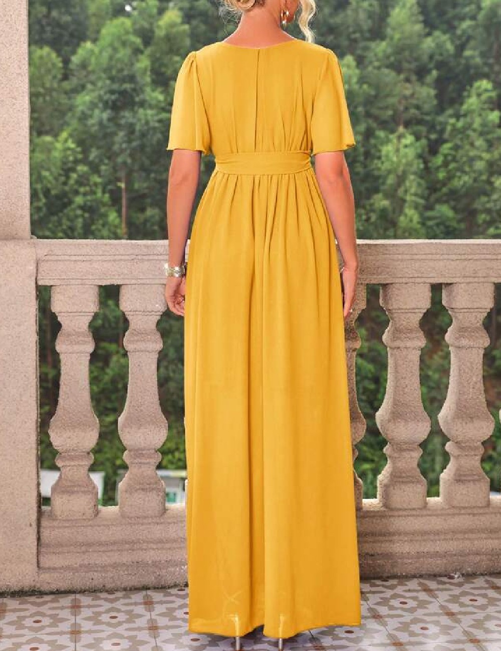Rochie lunga SHEIN Maternity, galben - 1 | YEO