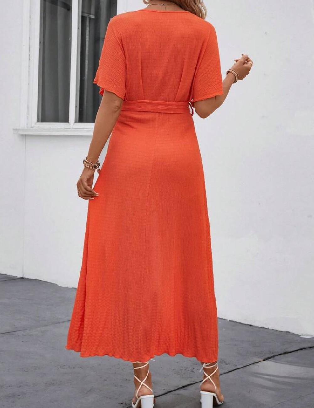 Rochie medie SHEIN, portocaliu - 1 | YEO