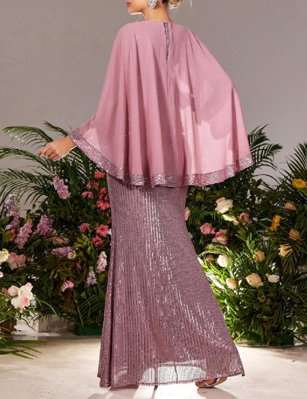 Rochie lunga Dress Alisa Maternity, roz - 1 | YEO