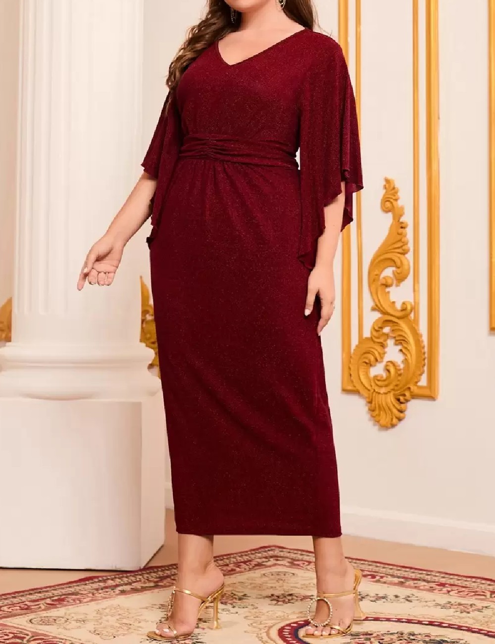 Rochie medie SHEIN CURVE, visiniu - 1 | YEO