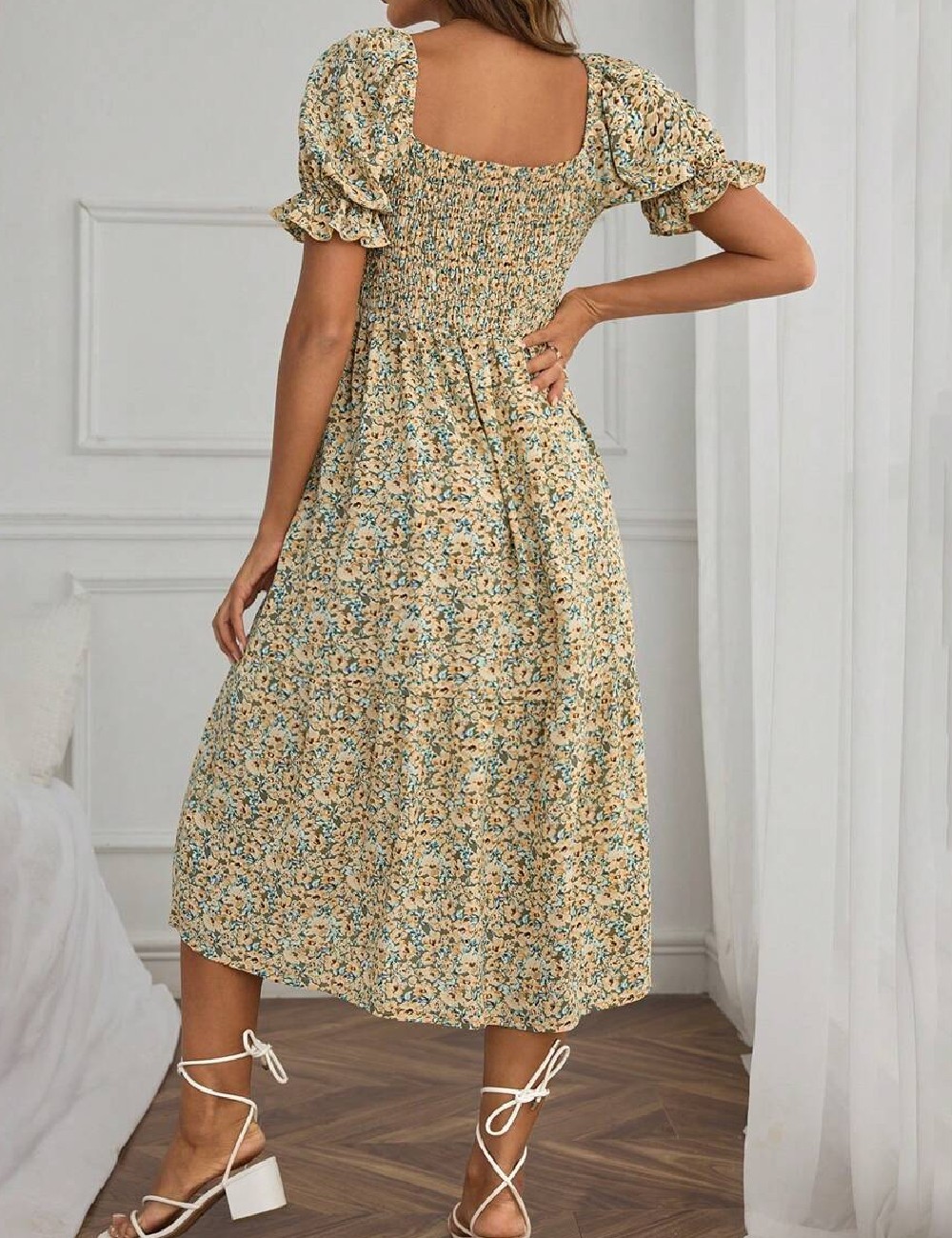 Rochie medie SHEIN Maternity, floral print - 1 | YEO