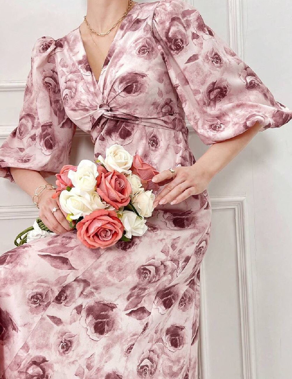 Rochie medie SHEIN, floral print - 1 | YEO