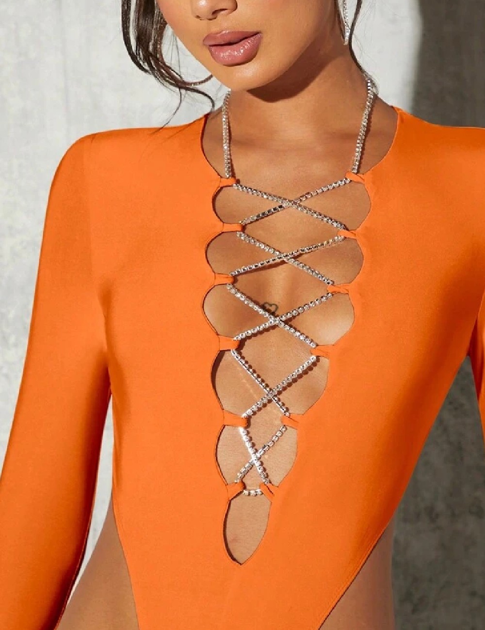 Body SHEIN, portocaliu - 1 | YEO