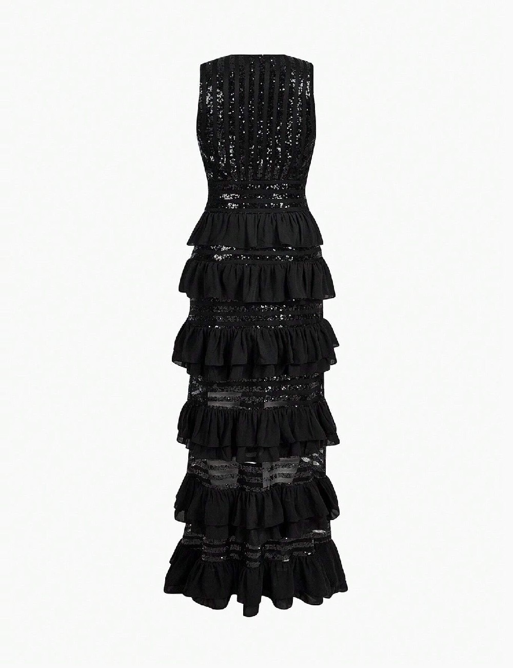 Rochie lunga MOTF, negru - 1 | YEO