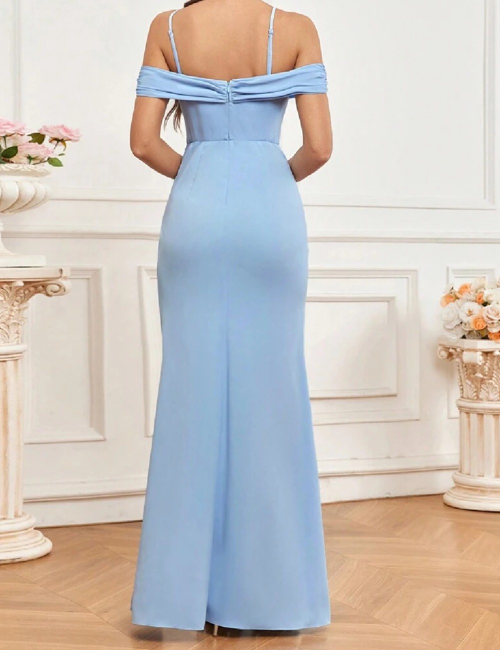 Rochie lunga SHEIN, albastru - 1 | YEO