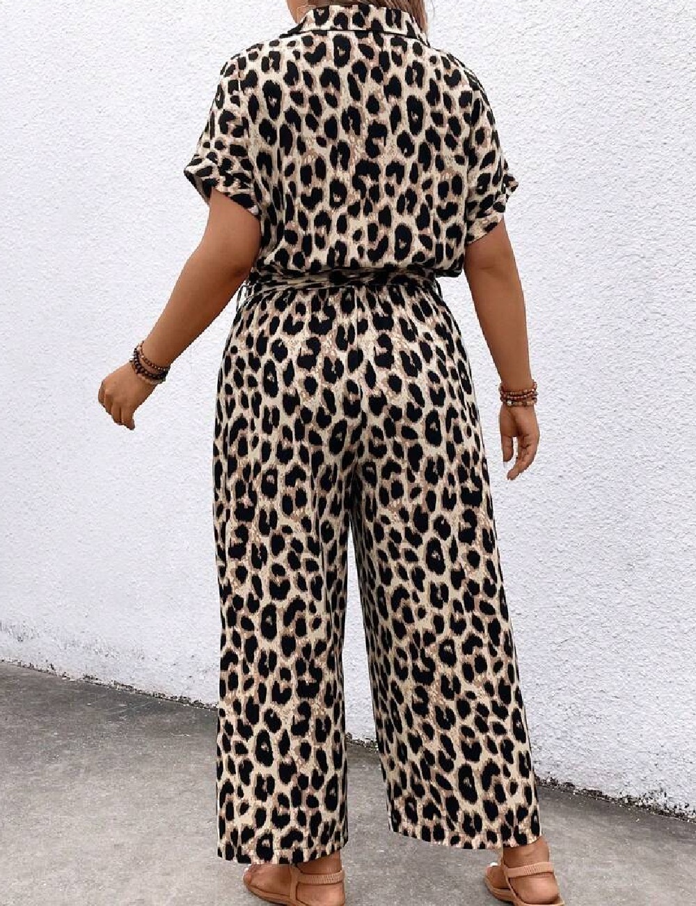 Salopeta SHEIN CURVE, animal print - 1 | YEO